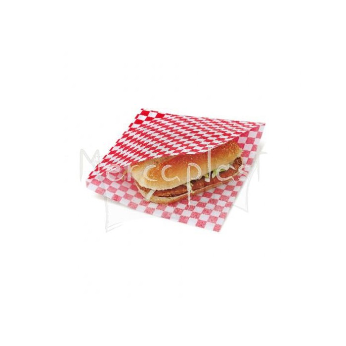 Bolsa burguer abierta (cuadros/times) 16x16,5 (500 und.)